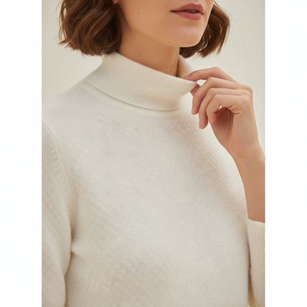 Women's Turtleneck Knitted Jumper