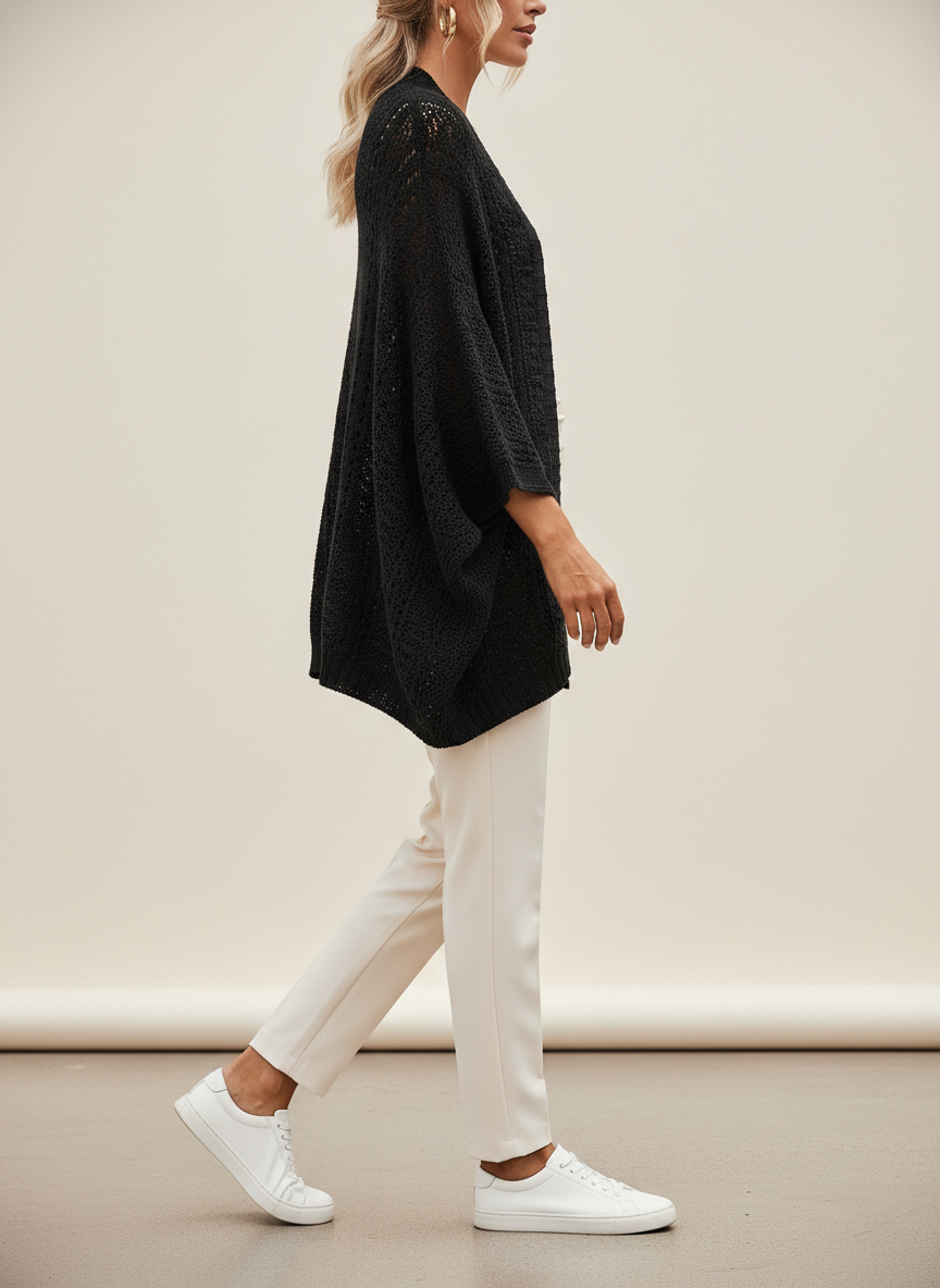 Women's Knit Batwing Cardigan