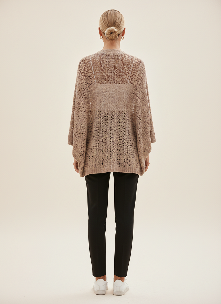 Women's Knit Batwing Cardigan