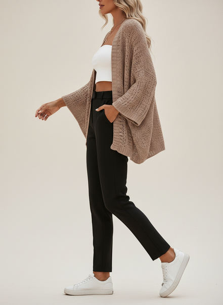 Women's Knit Batwing Cardigan