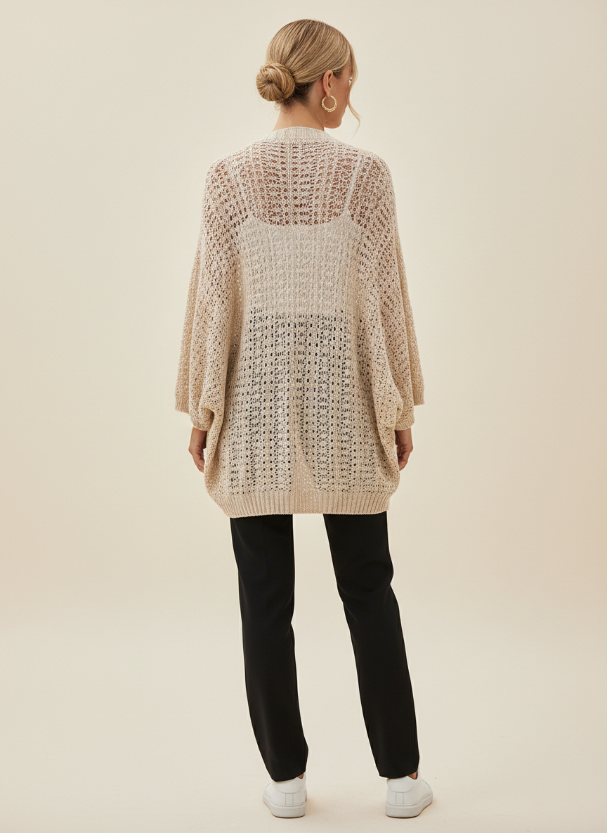 Women's Knit Batwing Cardigan