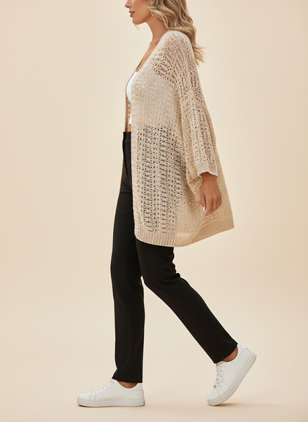 Women's Knit Batwing Cardigan