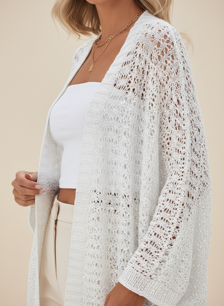 Women's Knit Batwing Cardigan