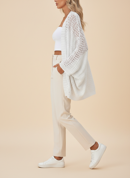 Women's Knit Batwing Cardigan