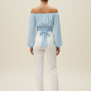 Women's Off Shoulder Chiffon Blouse