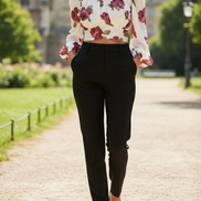 Women's Off Shoulder Chiffon Blouse