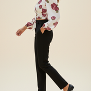 Women's Off Shoulder Chiffon Blouse