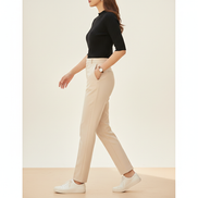 Women's Knit Half High Collar Blouse