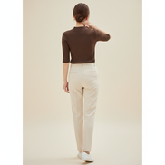Women's Knit Half High Collar Blouse