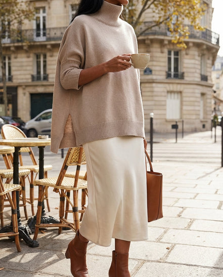 Women's Knit Turtleneck Sweater