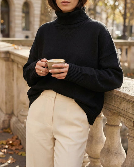 Women's Knit Turtleneck Sweater