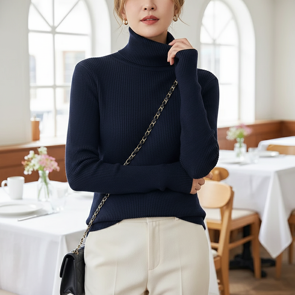 Women's Cashmere Turtleneck Jumper