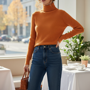 Women's Cashmere Turtleneck Jumper