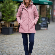 Women's Waterproof Hooded Rain Jacket