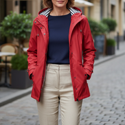 Women's Waterproof Hooded Rain Jacket