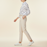 Women's Striped Long Sleeve Blouse