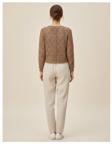 Women's Crochet Cardigan Jacket