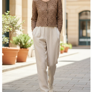 Women's Crochet Cardigan Jacket