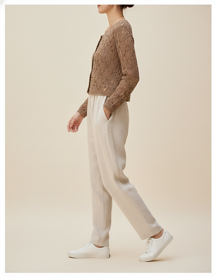 Women's Crochet Cardigan Jacket