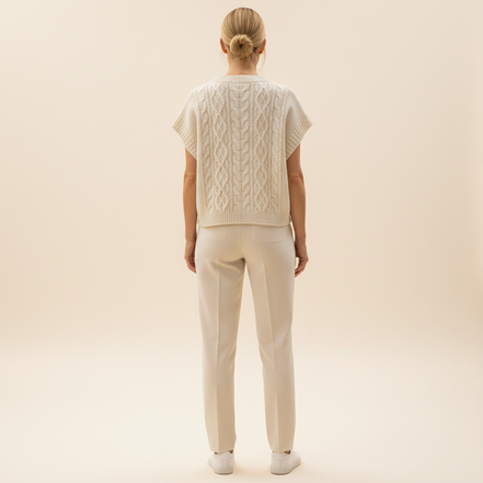 Women's Cable Knit Sweater Vest