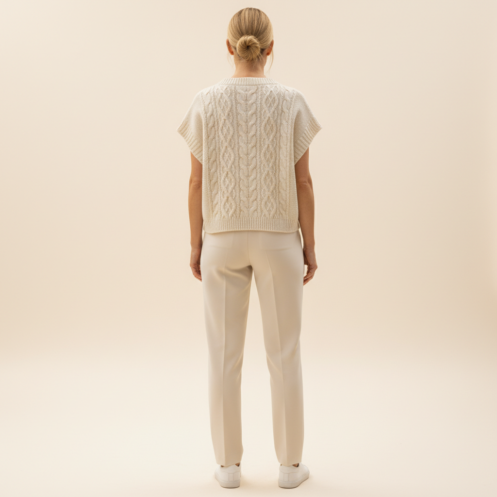Women's Cable Knit Sweater Vest