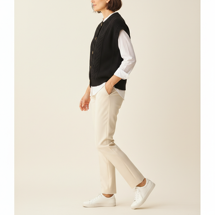 Women's Cable Knit Sweater Vest