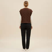 Women's Cable Knit Sweater Vest