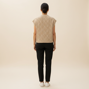 Women's Cable Knit Sweater Vest