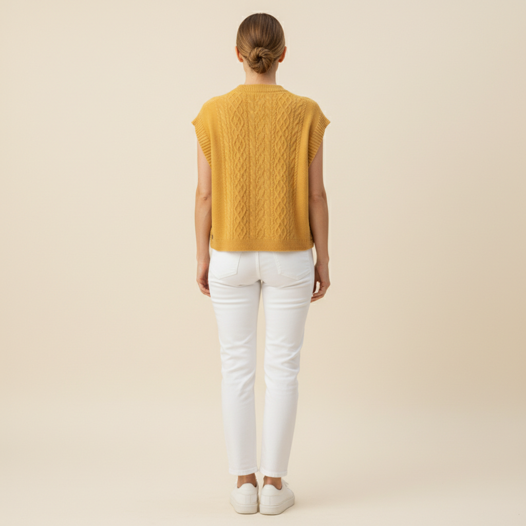 Women's Cable Knit Sweater Vest
