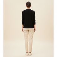 Women's Polo Collar Knit Cardigan
