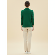 Women's Polo Collar Knit Cardigan