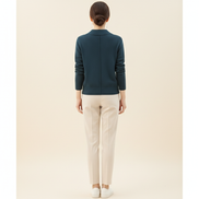 Women's Polo Collar Knit Cardigan