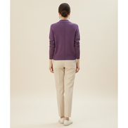 Women's Polo Collar Knit Cardigan