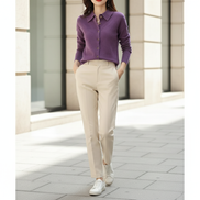 Women's Polo Collar Knit Cardigan