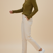 Women's Knit Square Collar Sweater