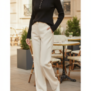 Women's Knit Square Collar Sweater