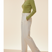 Women's Knit Square Collar Sweater
