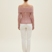 Women's Knit Square Collar Sweater