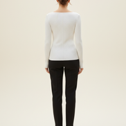 Women's Knit Square Collar Sweater