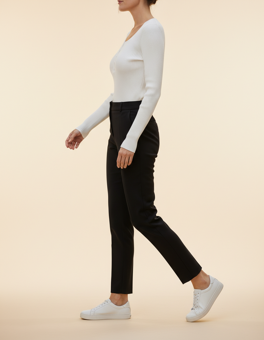 Women's Knit Square Collar Sweater