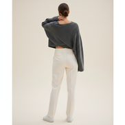Women's Cropped Knit Y2K Sweater