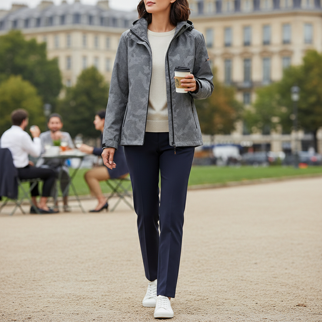 Women's Waterproof Hiking Jacket with Hood