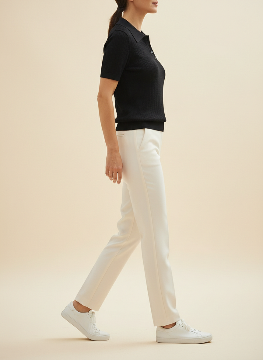 Women's Knitted Short Sleeve Top