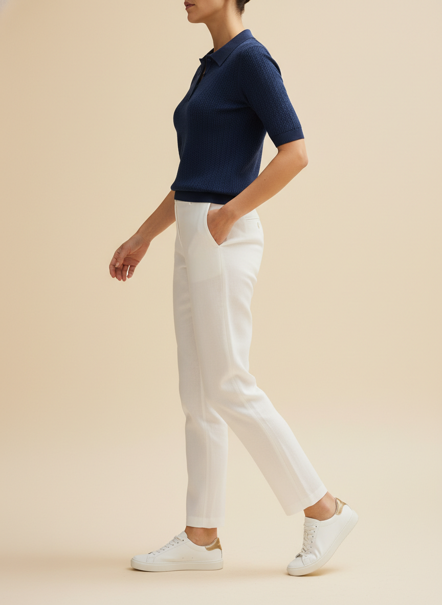 Women's Knitted Short Sleeve Top