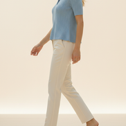 Women's Knitted Short Sleeve Top