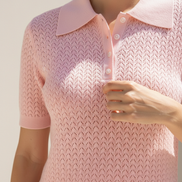 Women's Knitted Short Sleeve Top