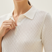 Women's Knitted Short Sleeve Top