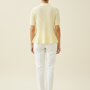 Women's Knitted Short Sleeve Top