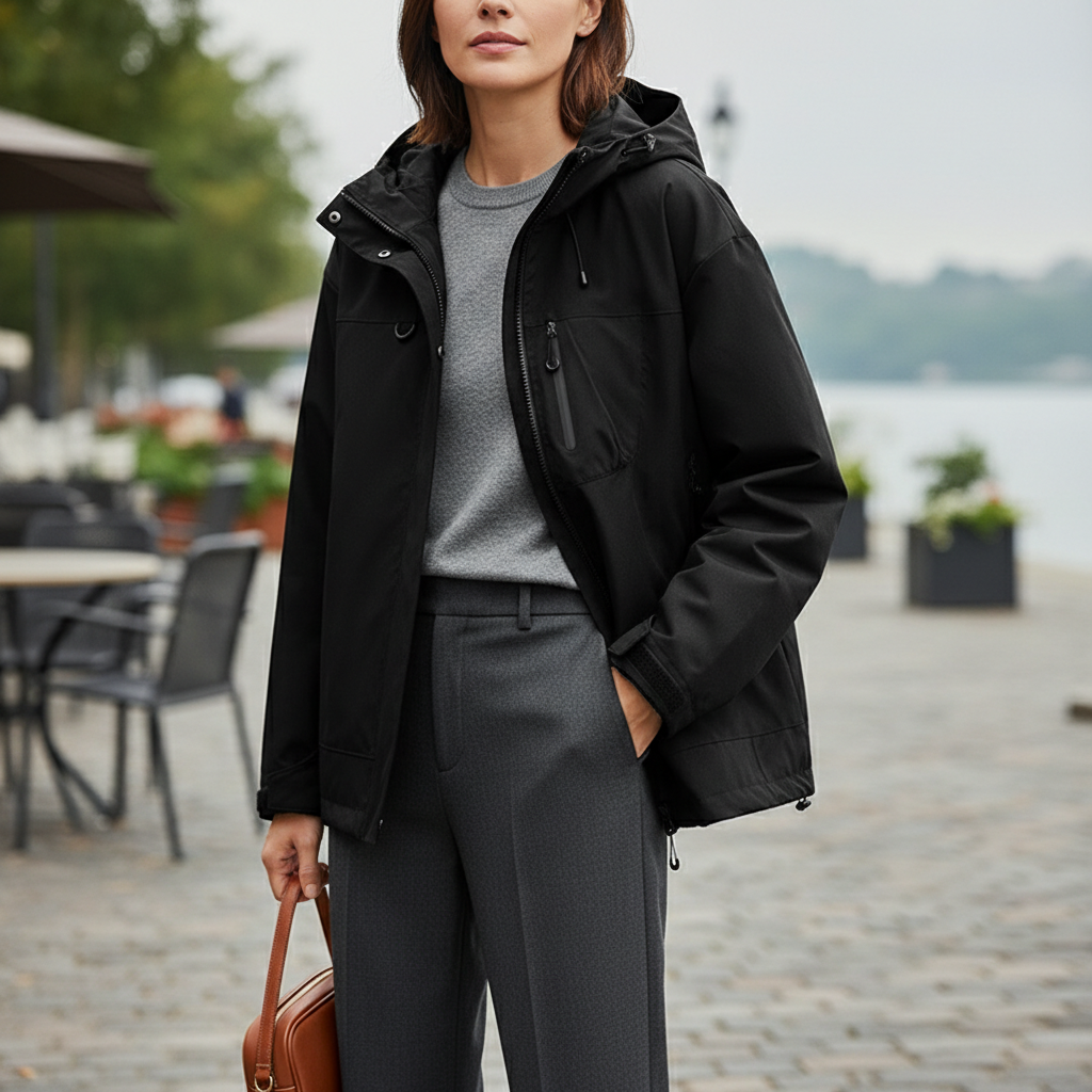 Women's Waterproof Windbreaker Jacket