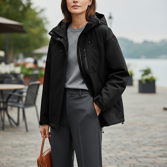 Women's Waterproof Windbreaker Jacket